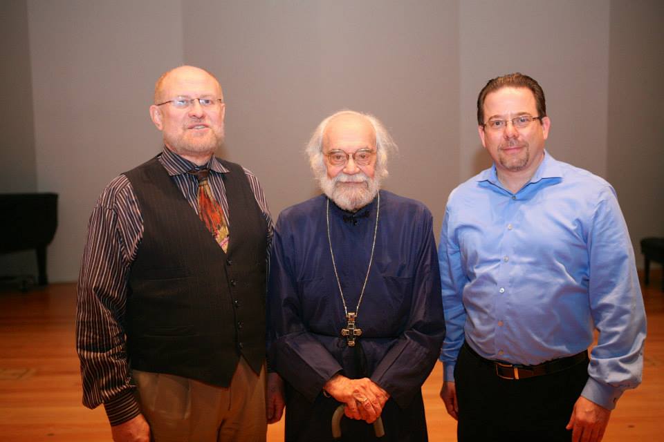 Peter Jermihov, Fr. Sergei Glagolev, and Kurt Sander