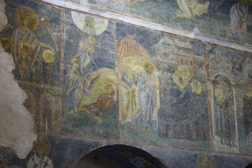 Fresco, St. Sophia Cathedral Church, Ohrid, Macedonia