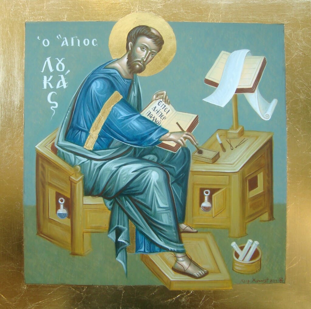 Saint Luke the Evangelist (2014), by Federico José Xamist