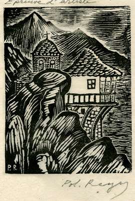 28. Polykleitos Rengos, woodcut, 1933.