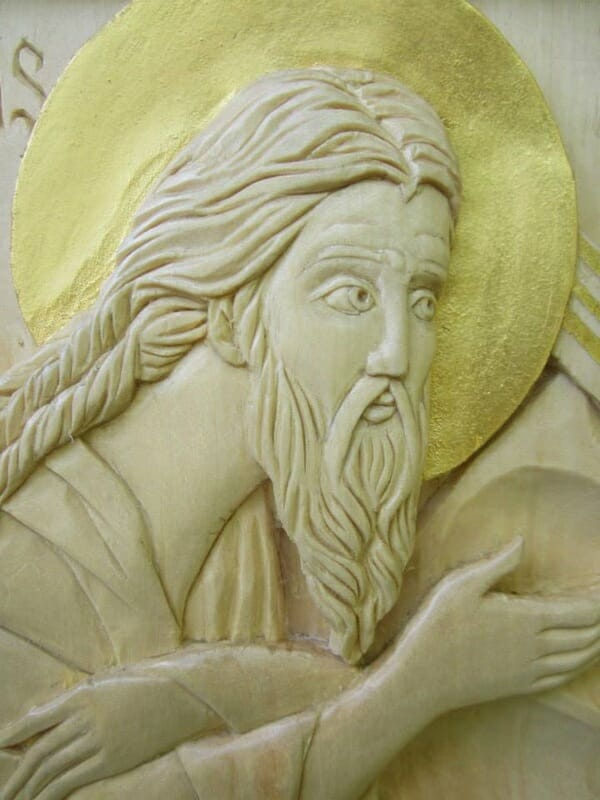 Jonathan Pageau.  Detail of a Transfiguration icon. 