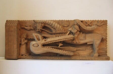 15 wooden carving by lionginas sepka_ st george and dragon