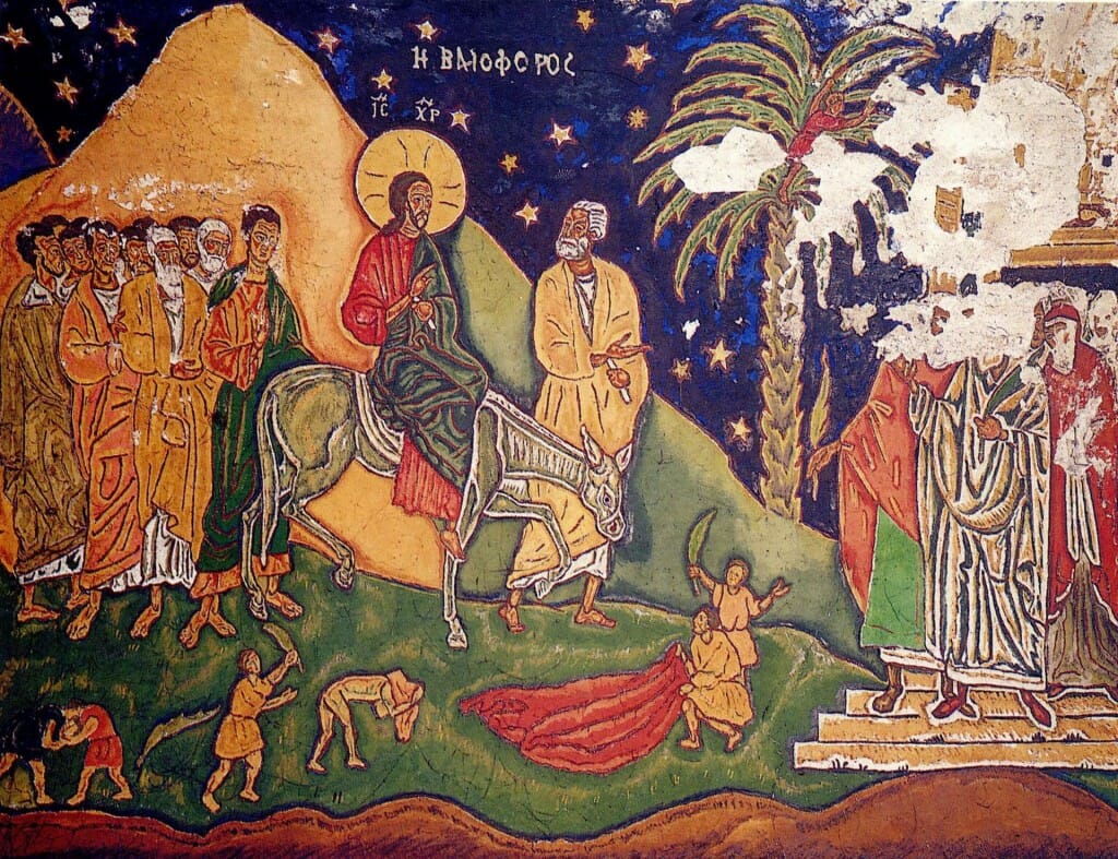 Palm Sunday from the Amphissa Cathedral