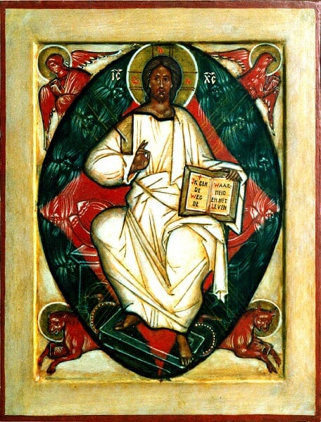 Christ in Glory, by Leonid Ouspensky, 20th cent.