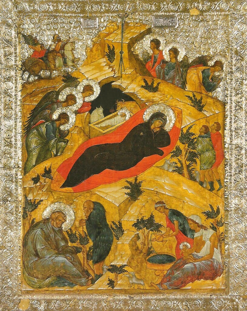 Nativity of Christ, St. Kirill Monastery, Cathedral of the Assumption, Russia, 1497.
