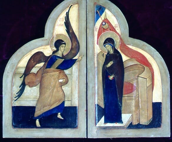 Annunciation by Fr Grigory Kroug