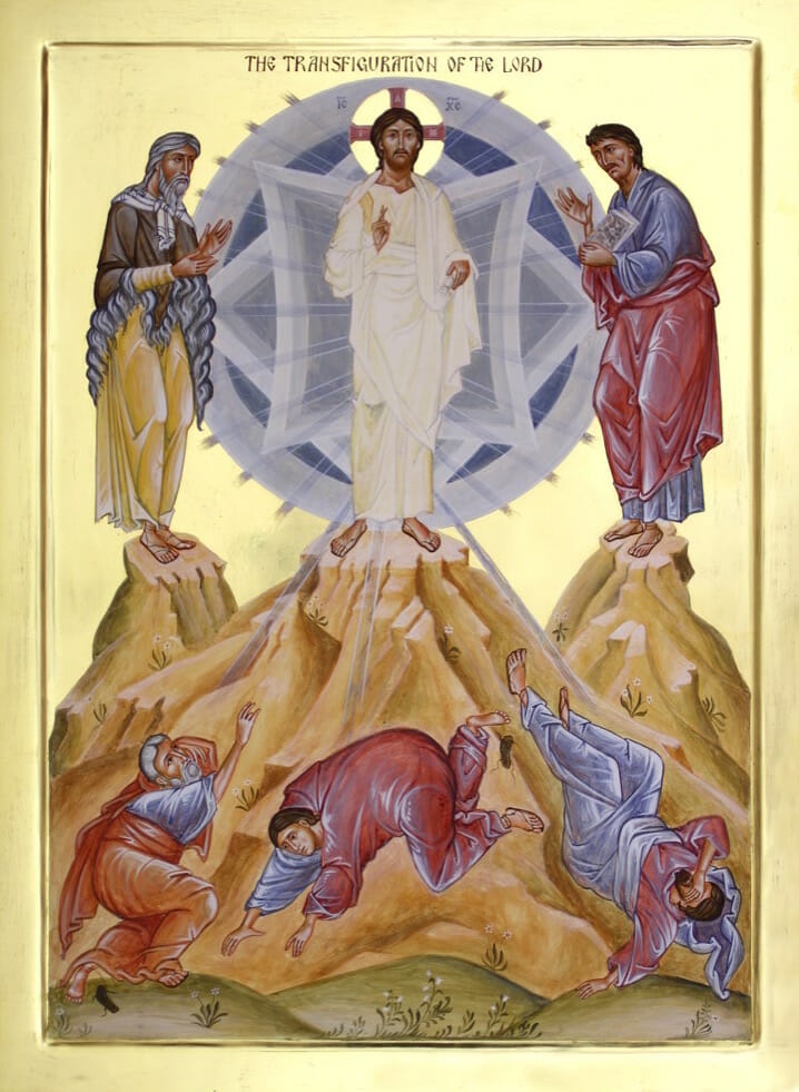 The Transfiguration. The cosmos is created to be Christ’s transfigured garment.