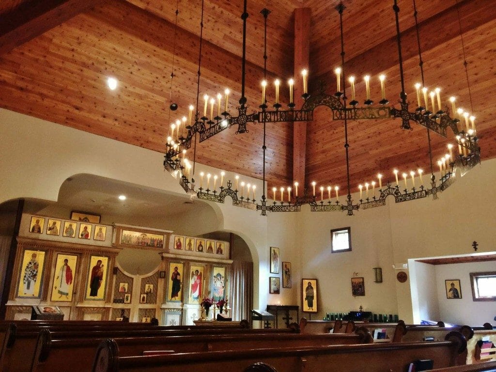 Choros, Holy Trinity Orthodox Church, Danbury, CT, USA, by Andrew Gould.