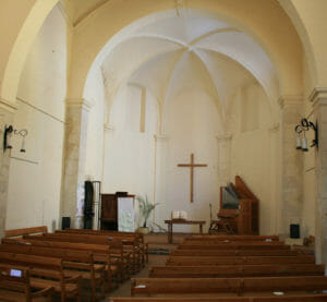 Former Dominican Monastery Church in the Principality of Orange, France, stripped of its adornment and transformed to a Protestant assembly