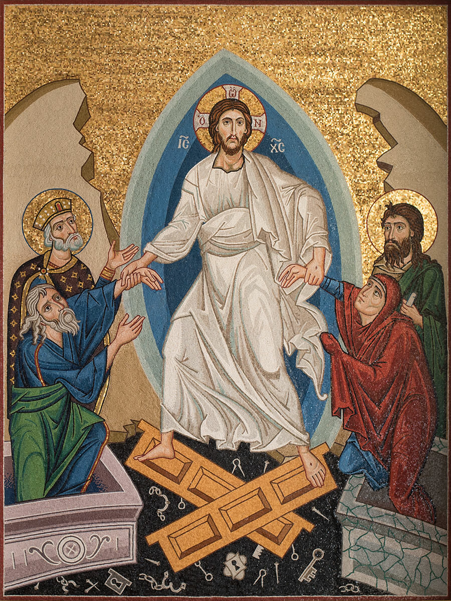 01b Resurrection Mosaic Houston Texas 1 Orthodox Arts Journal