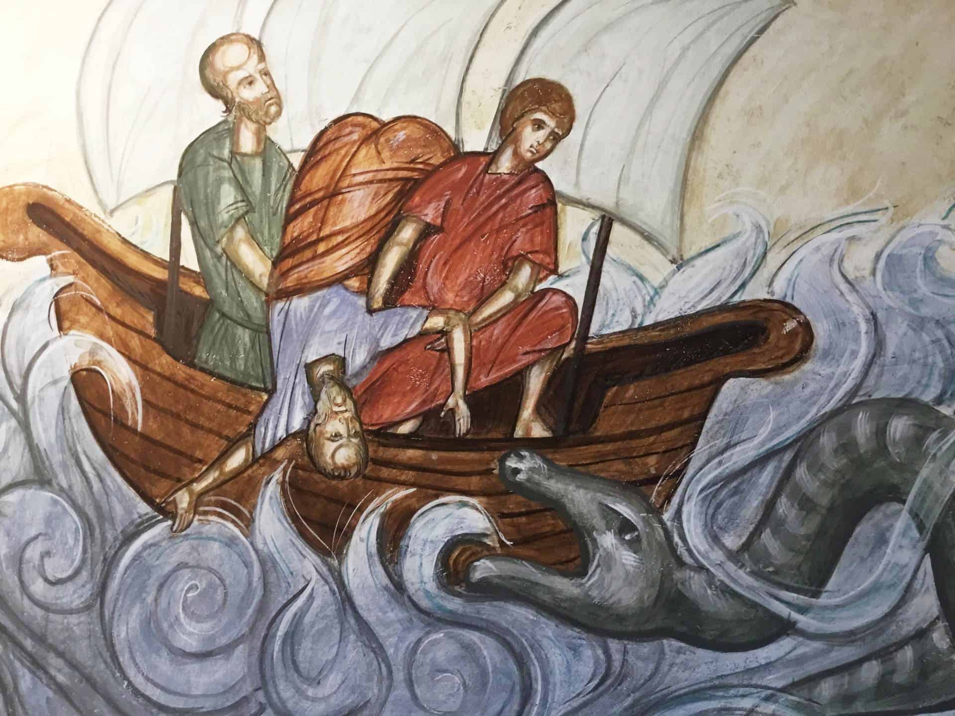 Detail of the story of Jonah