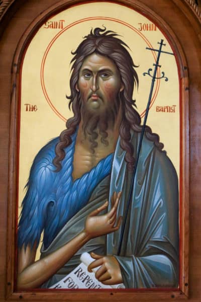 Panel Icon of St John the Baptist