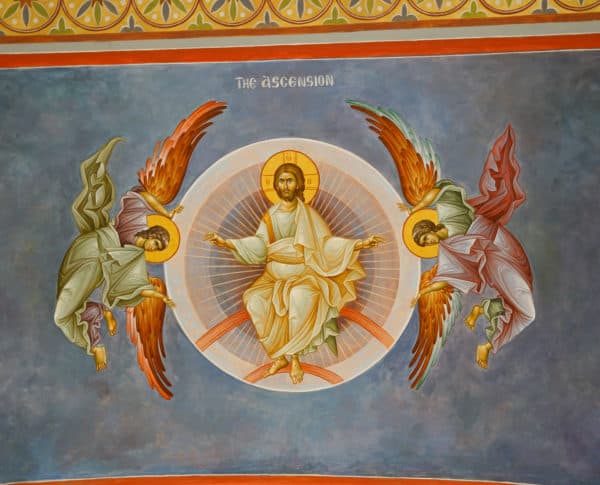 Christ's Ascension, direct view of ceiling