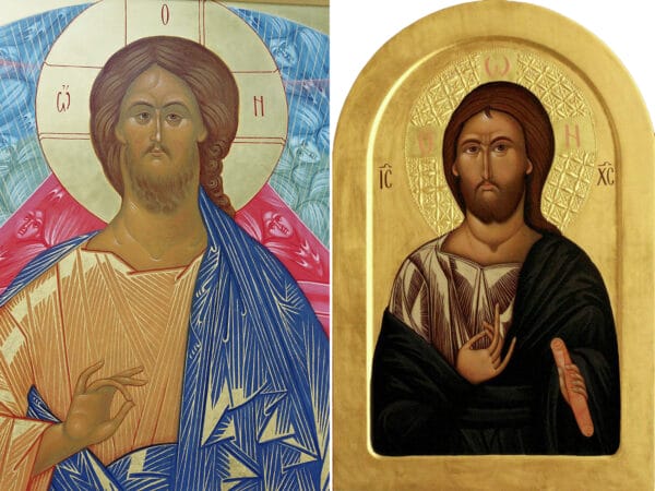 Icon produced by a skillful iconographer VS an icon produced by an iconographer who wanted it to have a visual message.