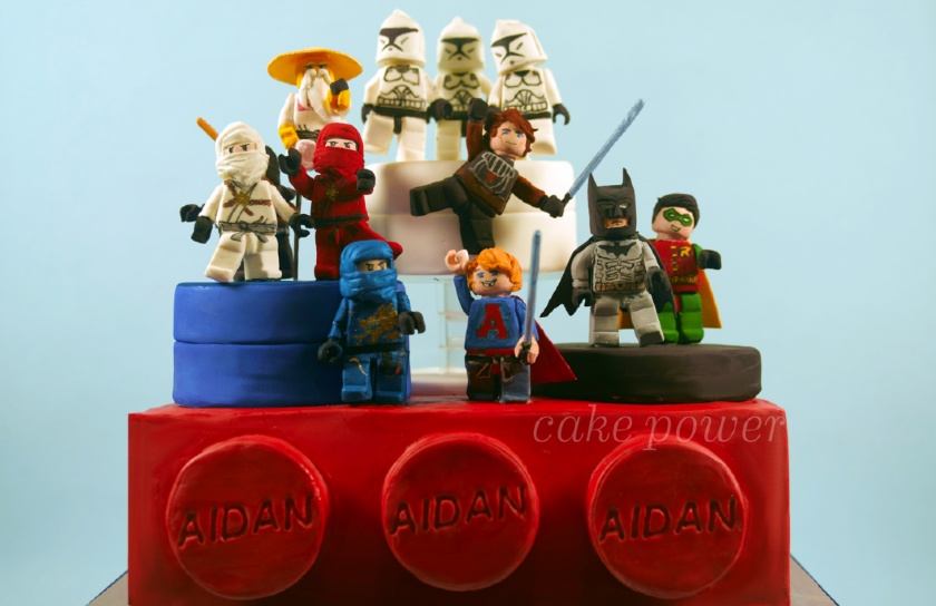 lego figure cake