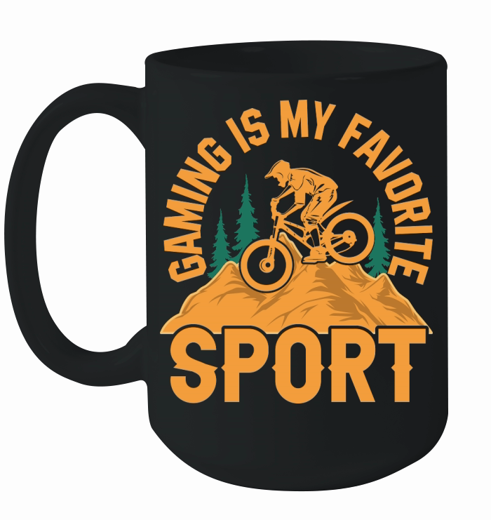 Hiking   Gaming is my favorite sport 2 Ceramic Mug