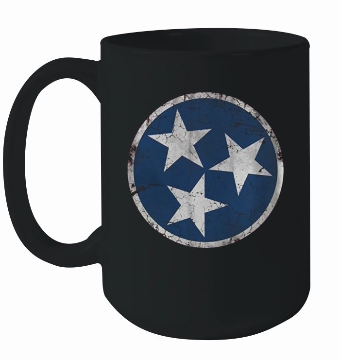 Vintage Grunge Flag of Tennessee Ceramic Mug