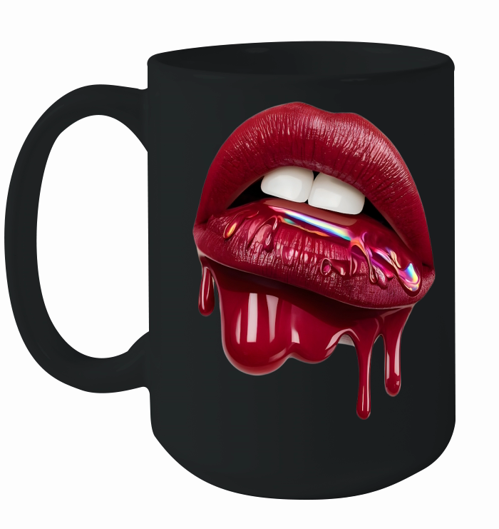 Womens Honey Glazed Lips 33 Ceramic Mug
