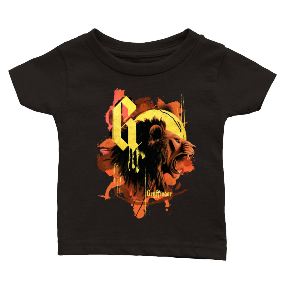 Harry Potter Gryffindor Lion Classic Baby Crewneck T-shirt