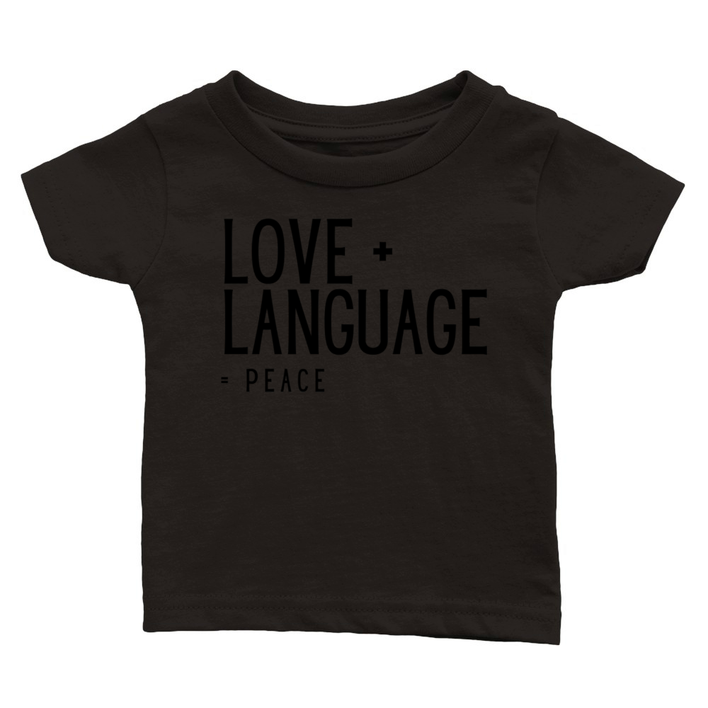 Love Language Classic Baby Crewneck T-shirt