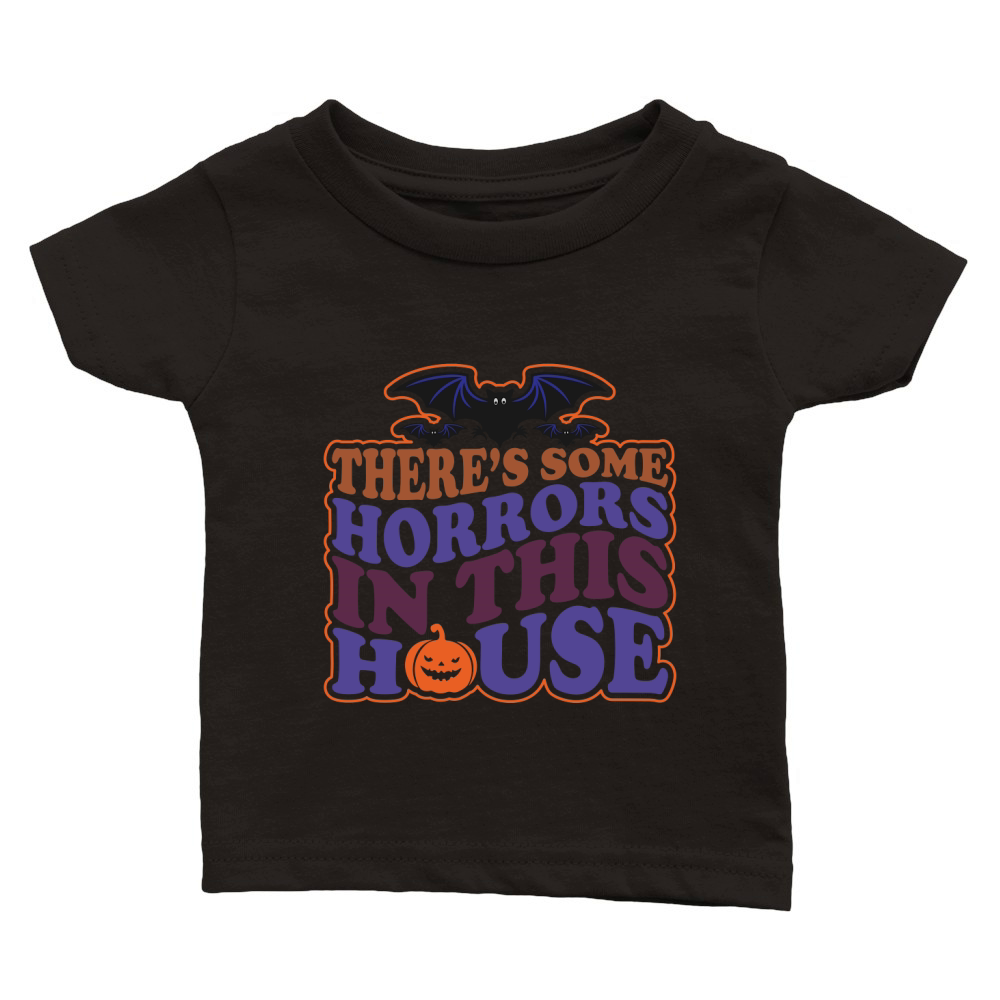 Theres Some Horrors In This House Classic Baby Crewneck T-shirt