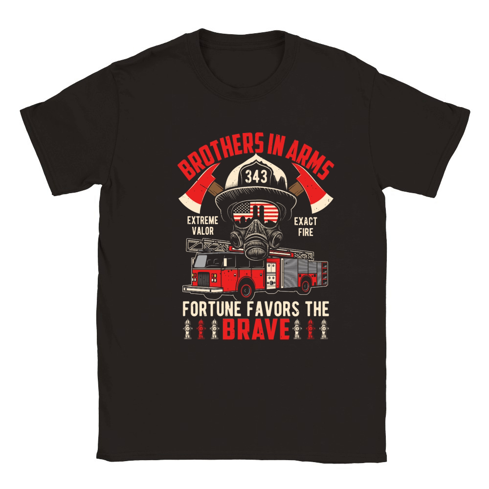 Brothers in arms extreme valor exact fire fortune favors the brave Classic Kids Crewneck T-shirt