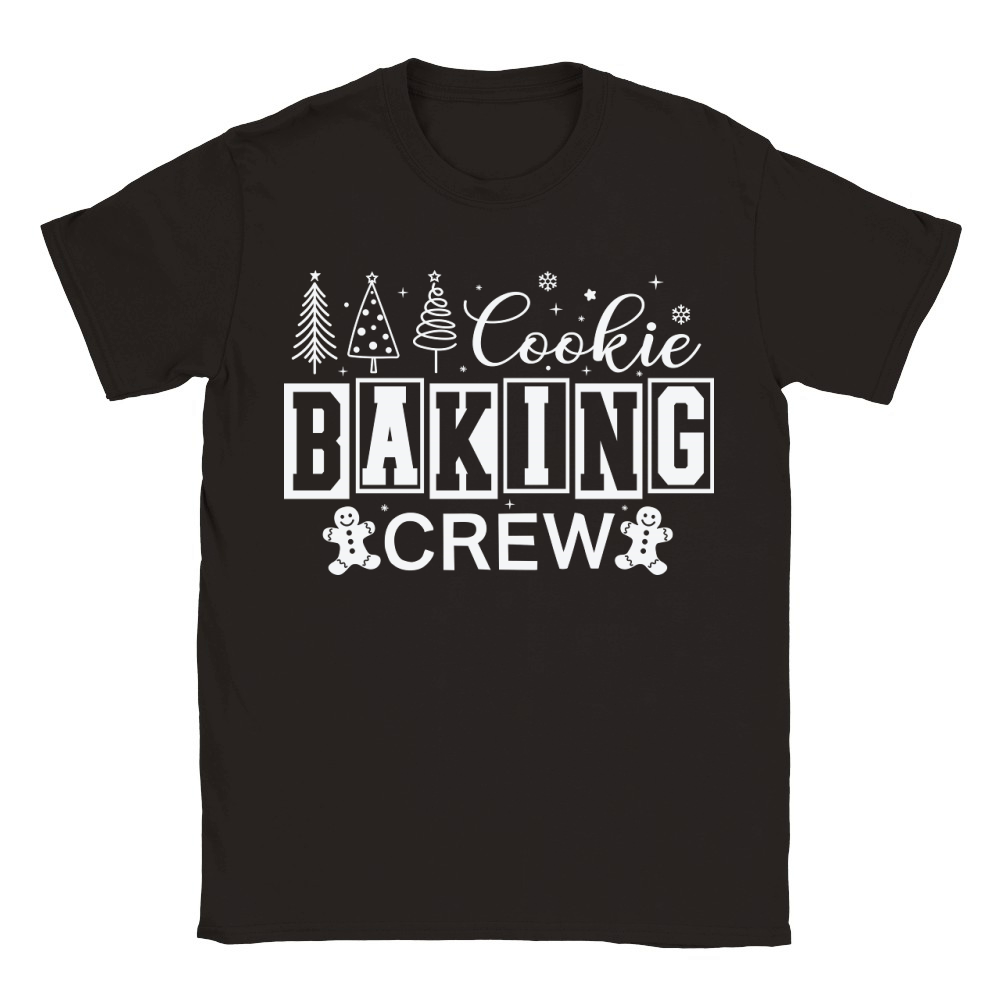 CookieBakingCrew 2White Classic Kids Crewneck T-shirt