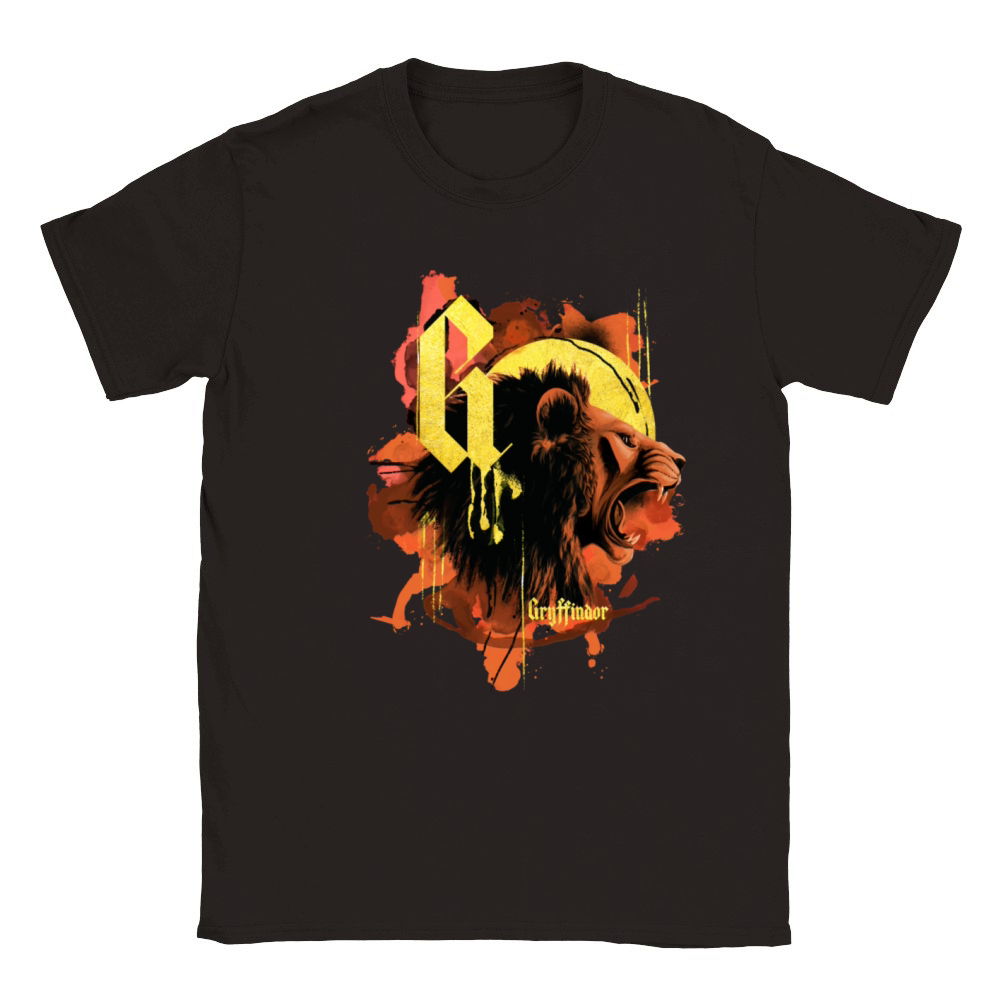 Harry Potter Gryffindor Lion Classic Kids Crewneck T-shirt