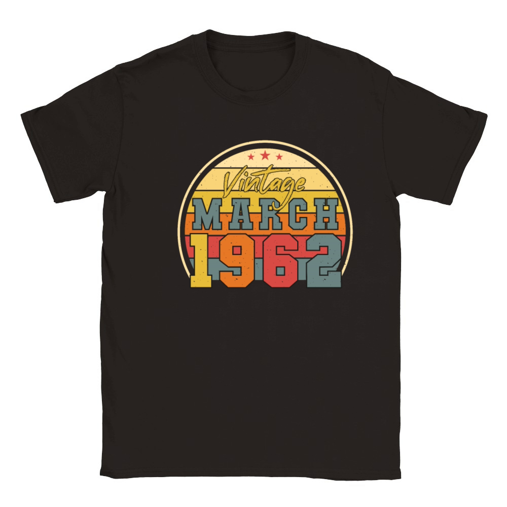 March 1962 Vintage Classic Kids Crewneck T-shirt
