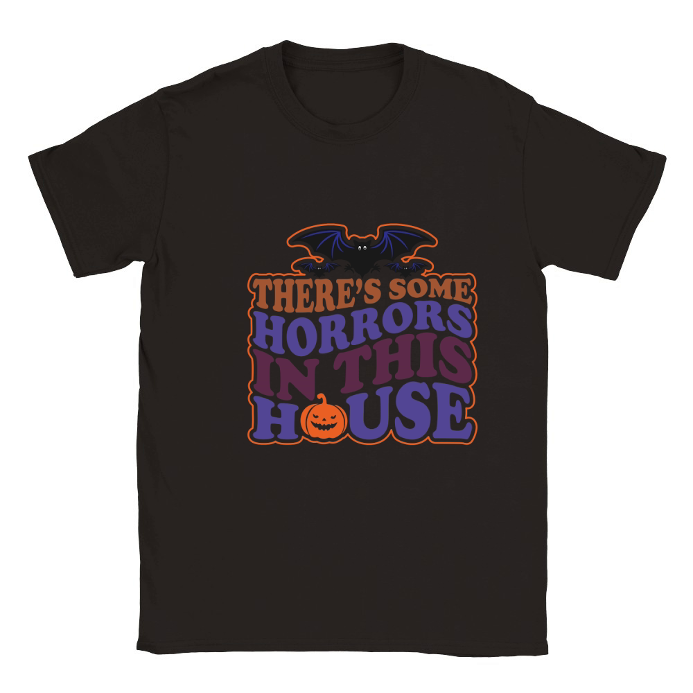 Theres Some Horrors In This House Classic Kids Crewneck T-shirt