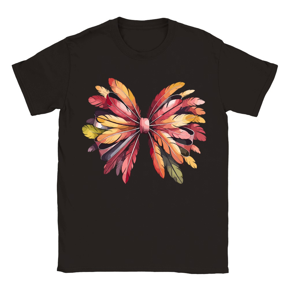 Turkey Thanksgiving Bow 5 Classic Kids Crewneck T-shirt