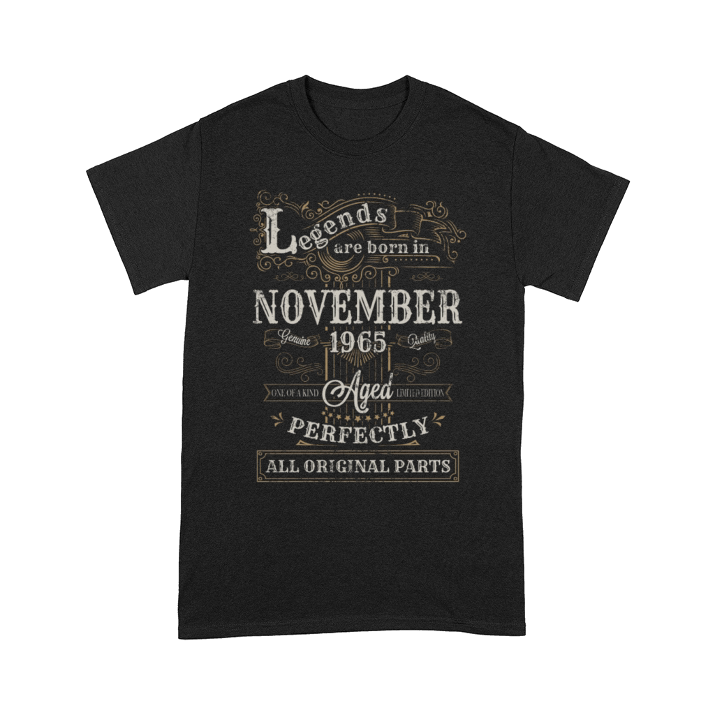 Legends are Born In November 1965 Birthday Comfort T-shirt