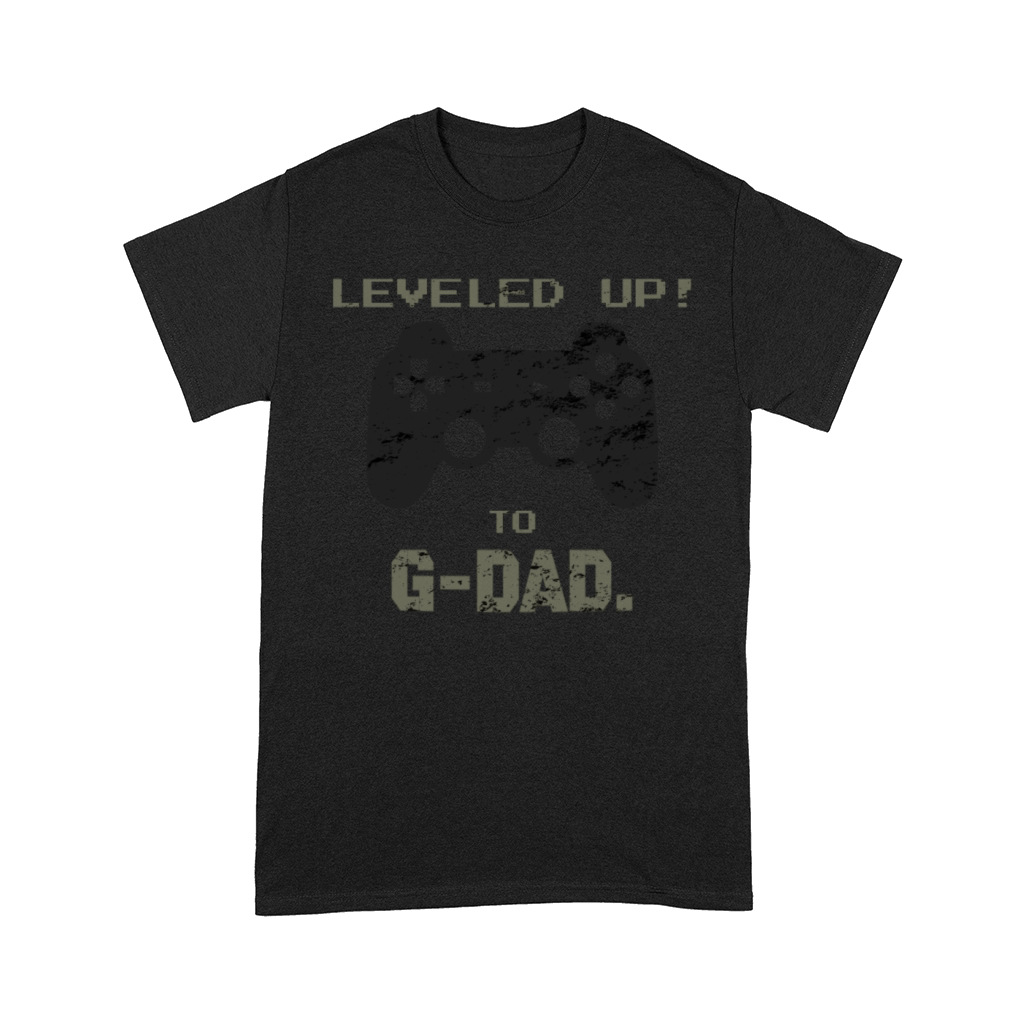 LEVELED UP to G-dad for New Grandpas Comfort T-shirt