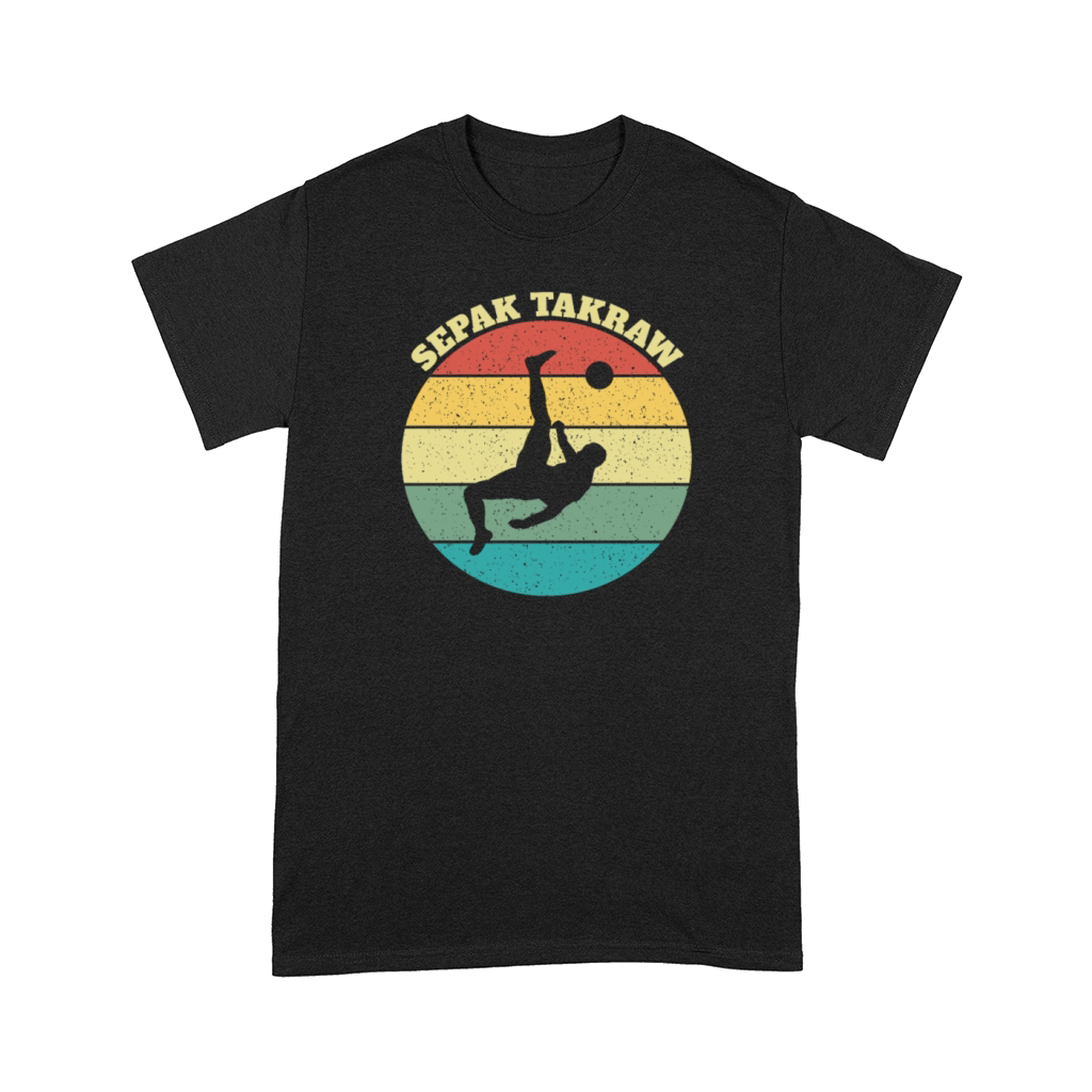 Retro Vintage Kick Volleyball Sepak Takraw Comfort T-shirt
