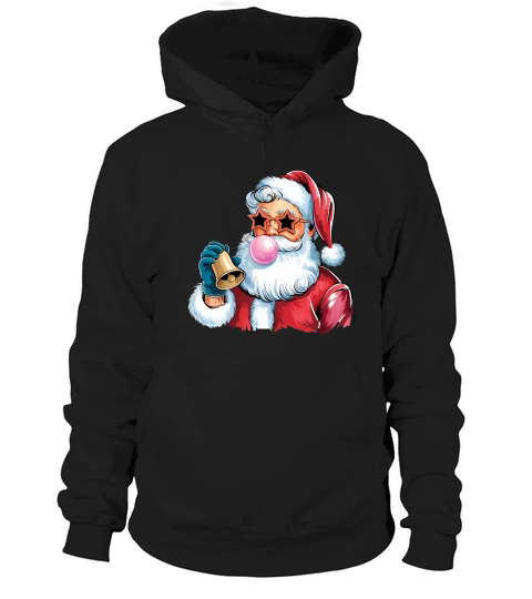 Christmas Santa Bell Vintage Christmas Hoodie Unisex