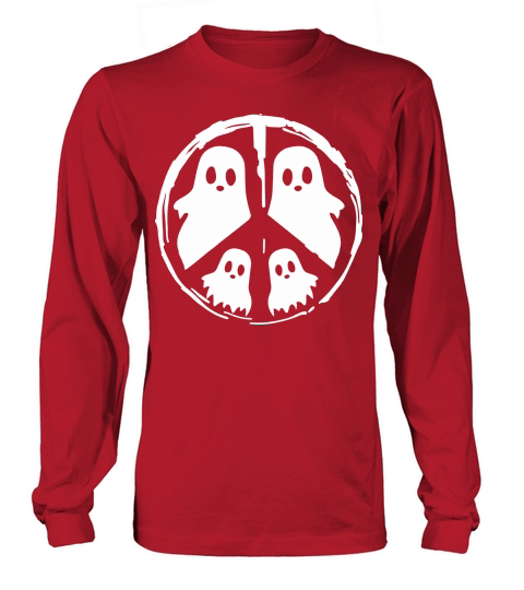 Halloween Peace Single Color Long sleeved Unisex