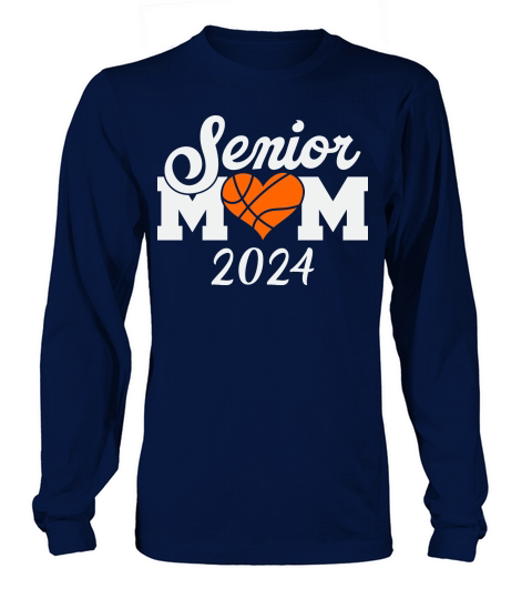 Senior mom 2024 Basket ball Long sleeved Unisex