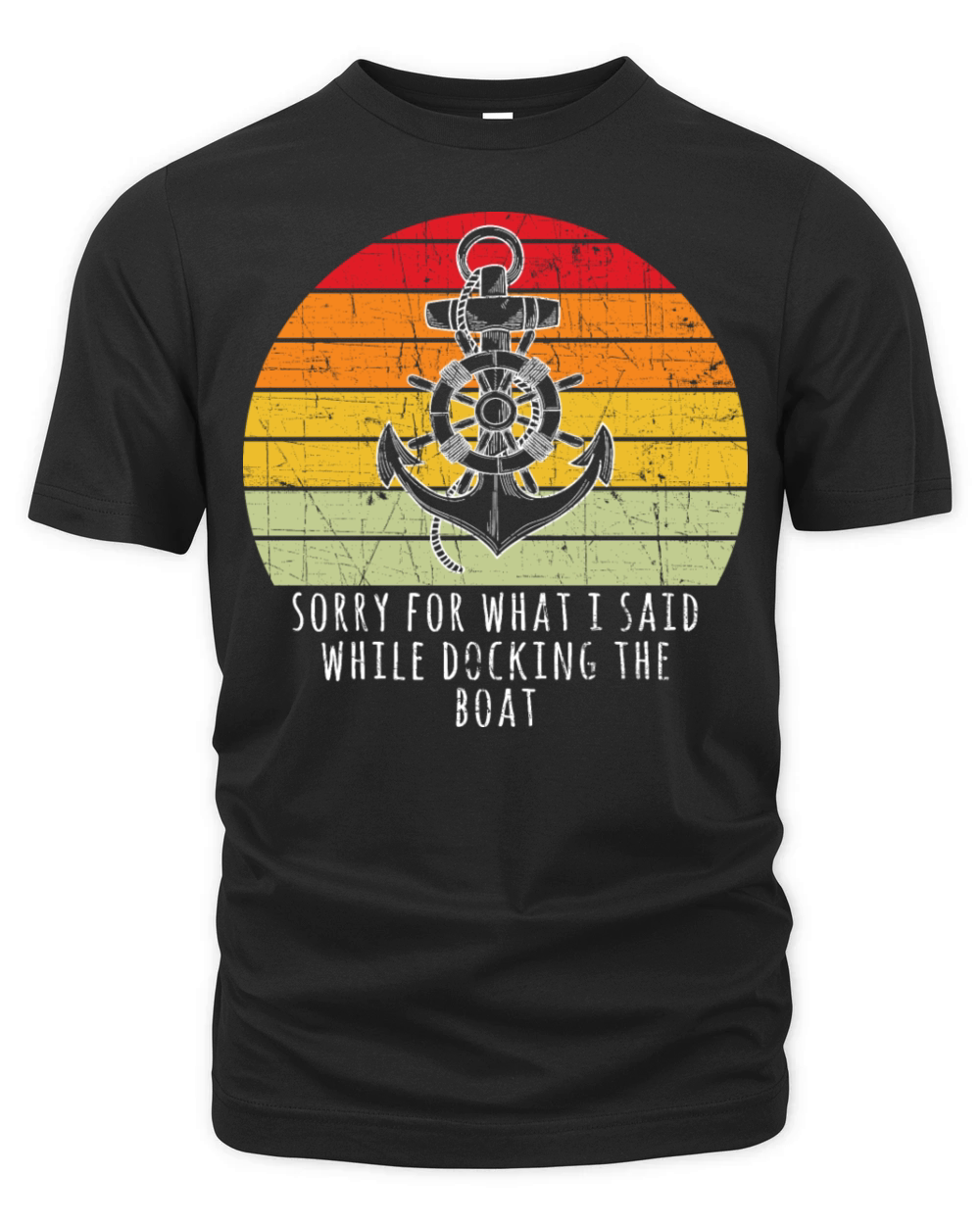 Boating Gift Sorry For What I Said While Docking T Organic Unisex T-shirt