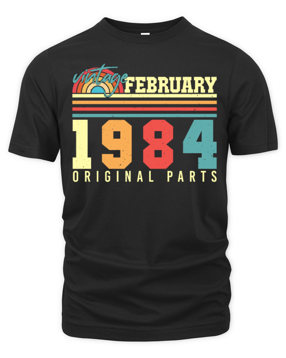 Born February 1984 Vintage Organic Unisex T-shirt