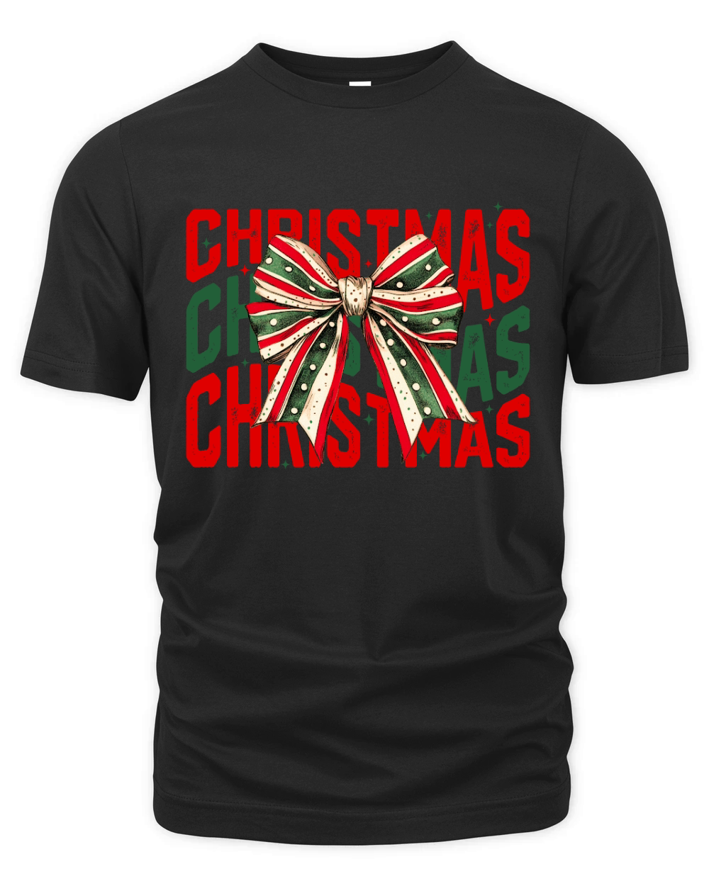 Christmas bow2 Organic Unisex T-shirt