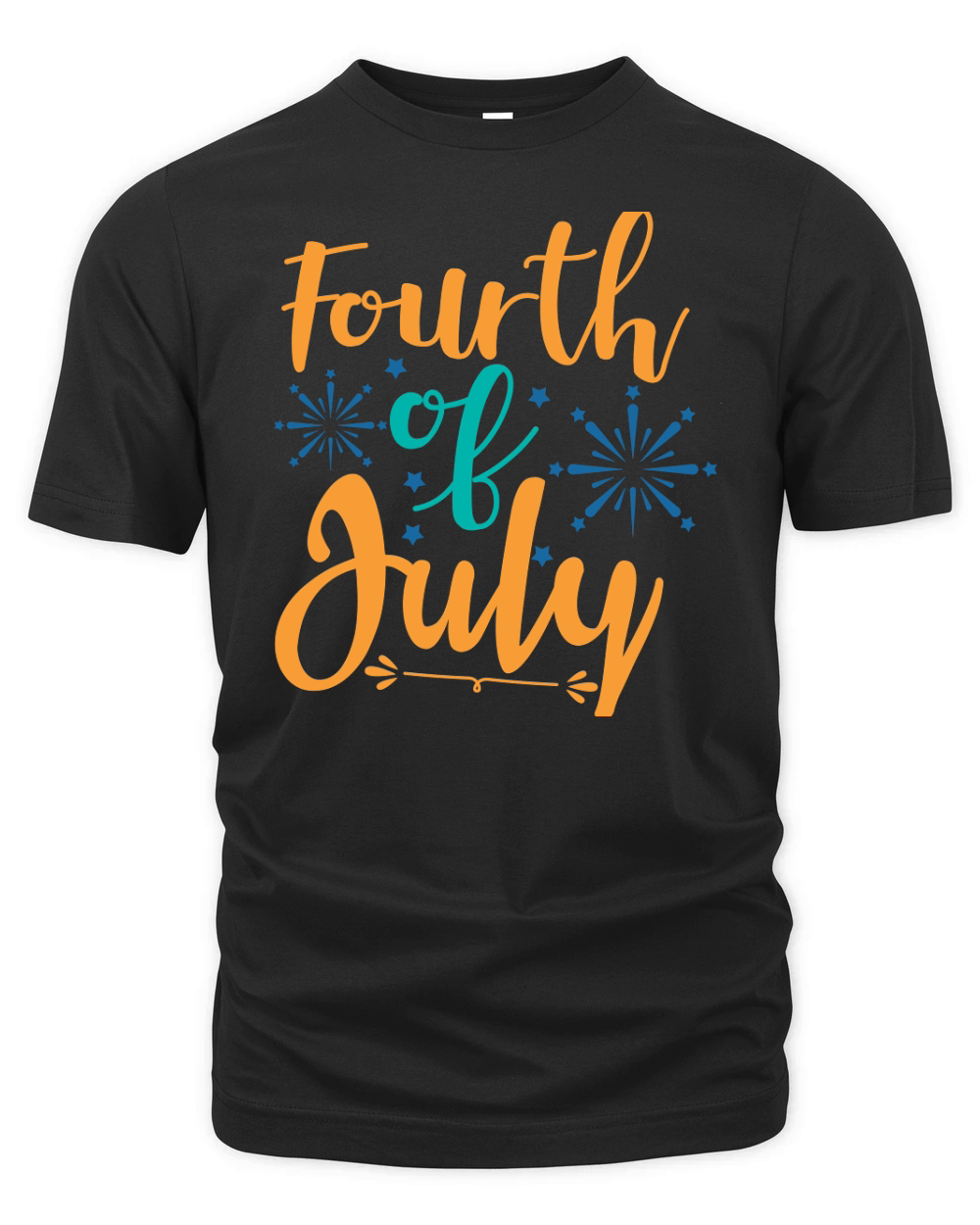 fourth of July Organic Unisex T-shirt