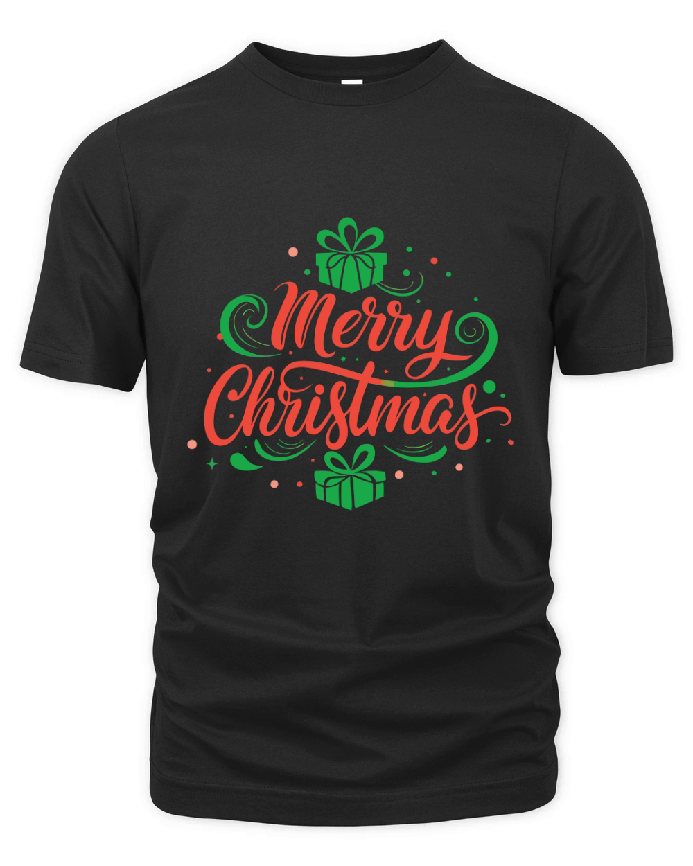 gift wrap  ypography vector christmas theme design Organic Unisex T-shirt