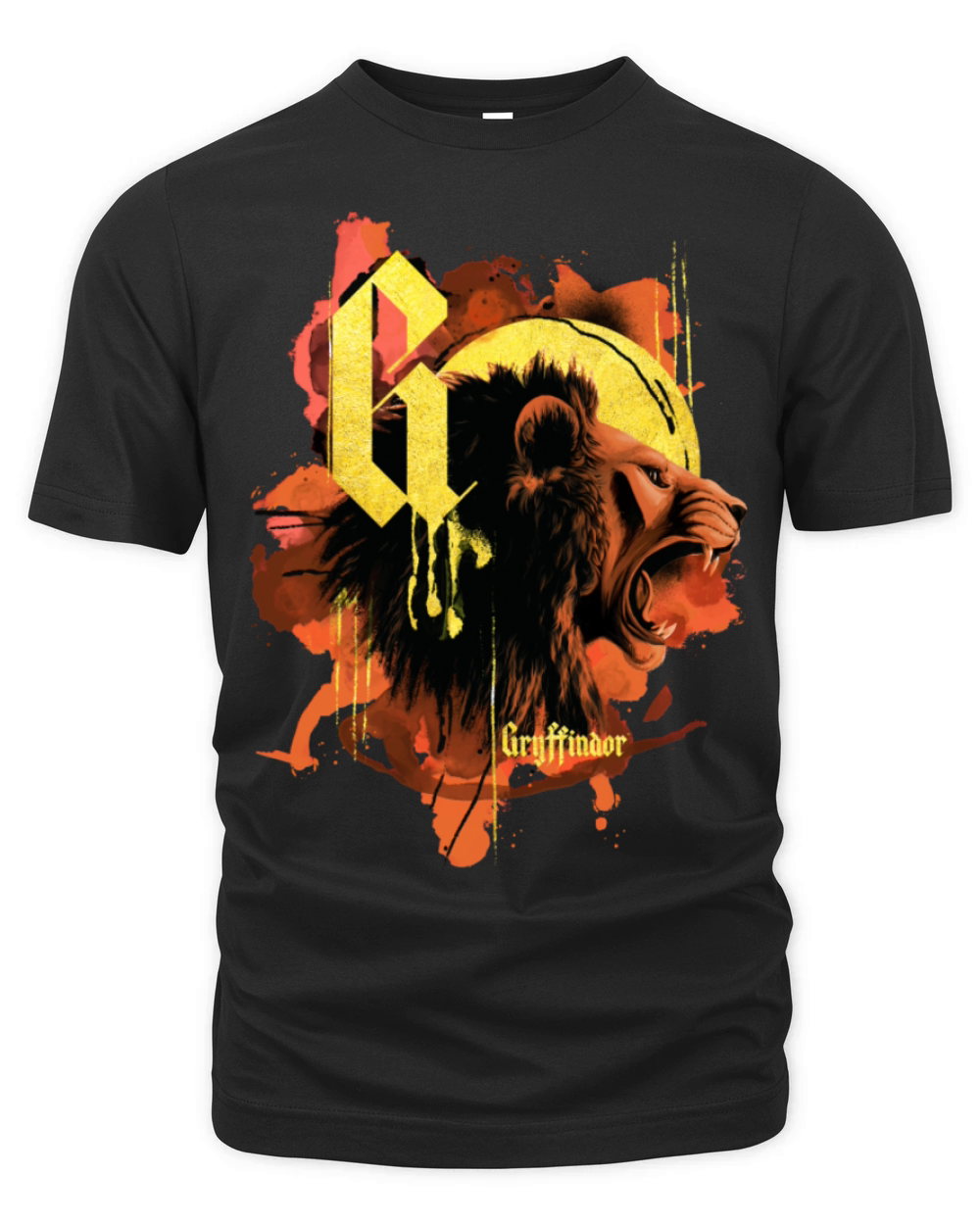 Harry Potter Gryffindor Lion Organic Unisex T-shirt