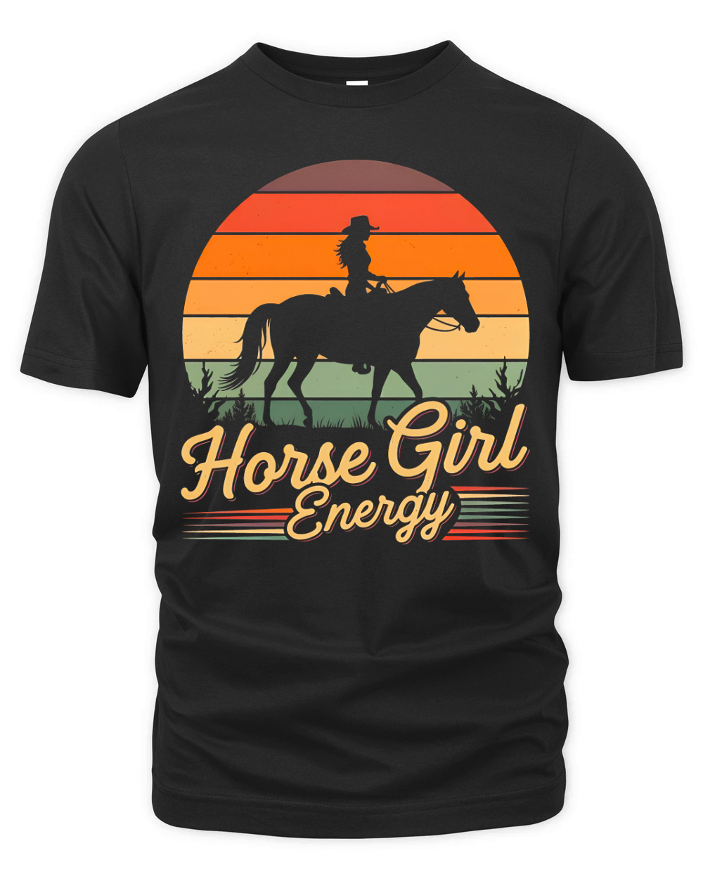Horse Girl Energy Organic Unisex T-shirt