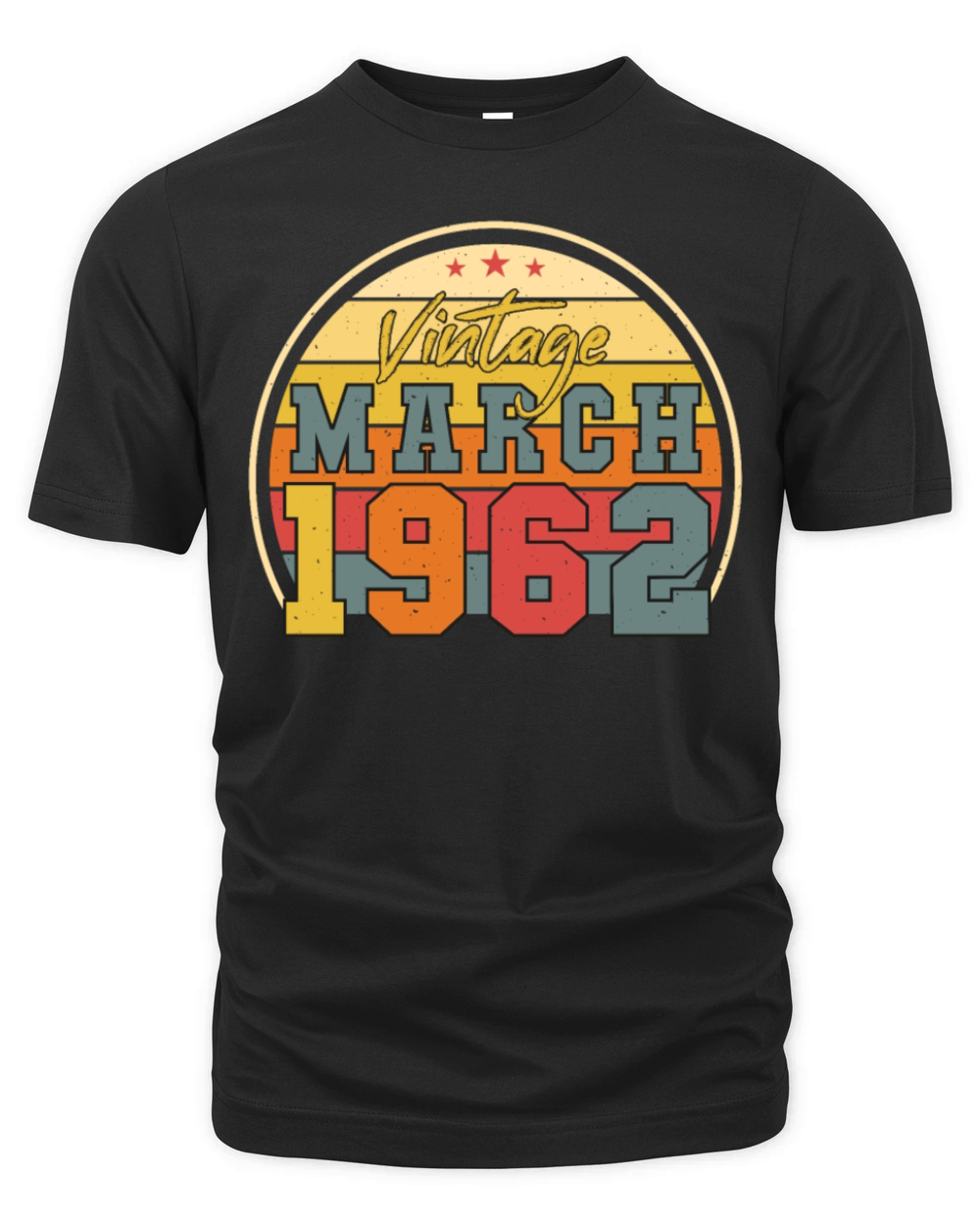 March 1962 Vintage Organic Unisex T-shirt