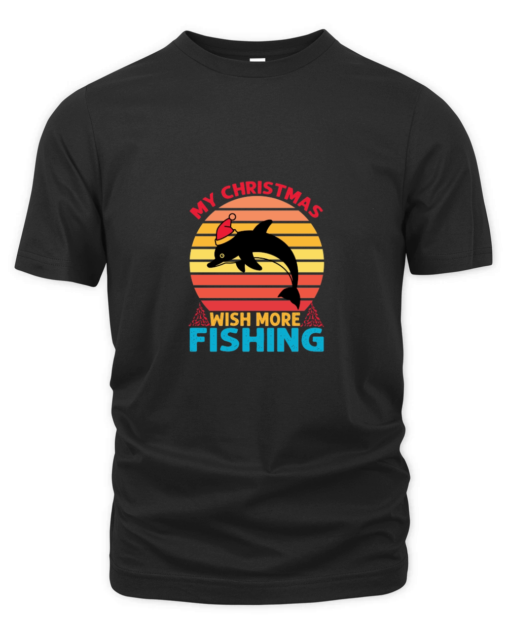 My Christmas Wish More Fishing Organic Unisex T-shirt