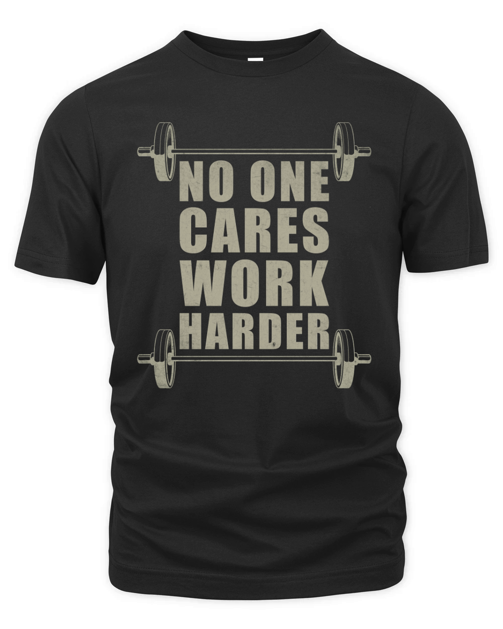 No One Cares Work Harder Organic Unisex T-shirt