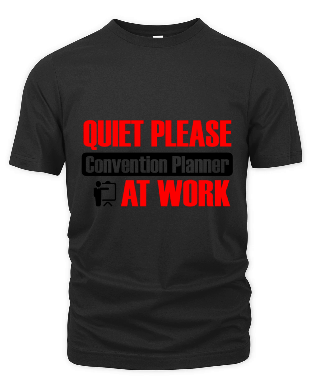 Quiet Please Convention Planner At Work Organic Unisex T-shirt