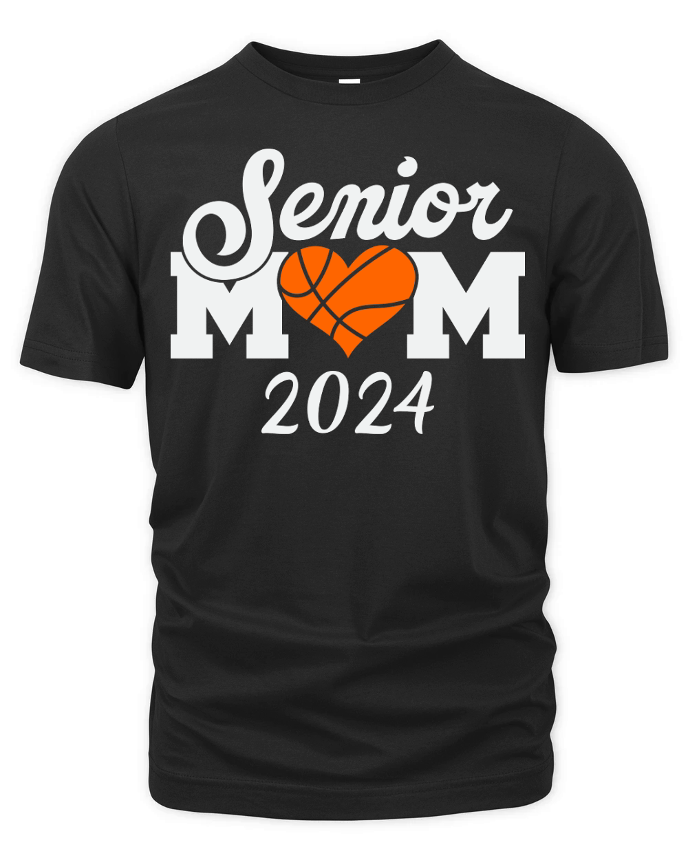 Senior mom 2024 Basket ball Organic Unisex T-shirt