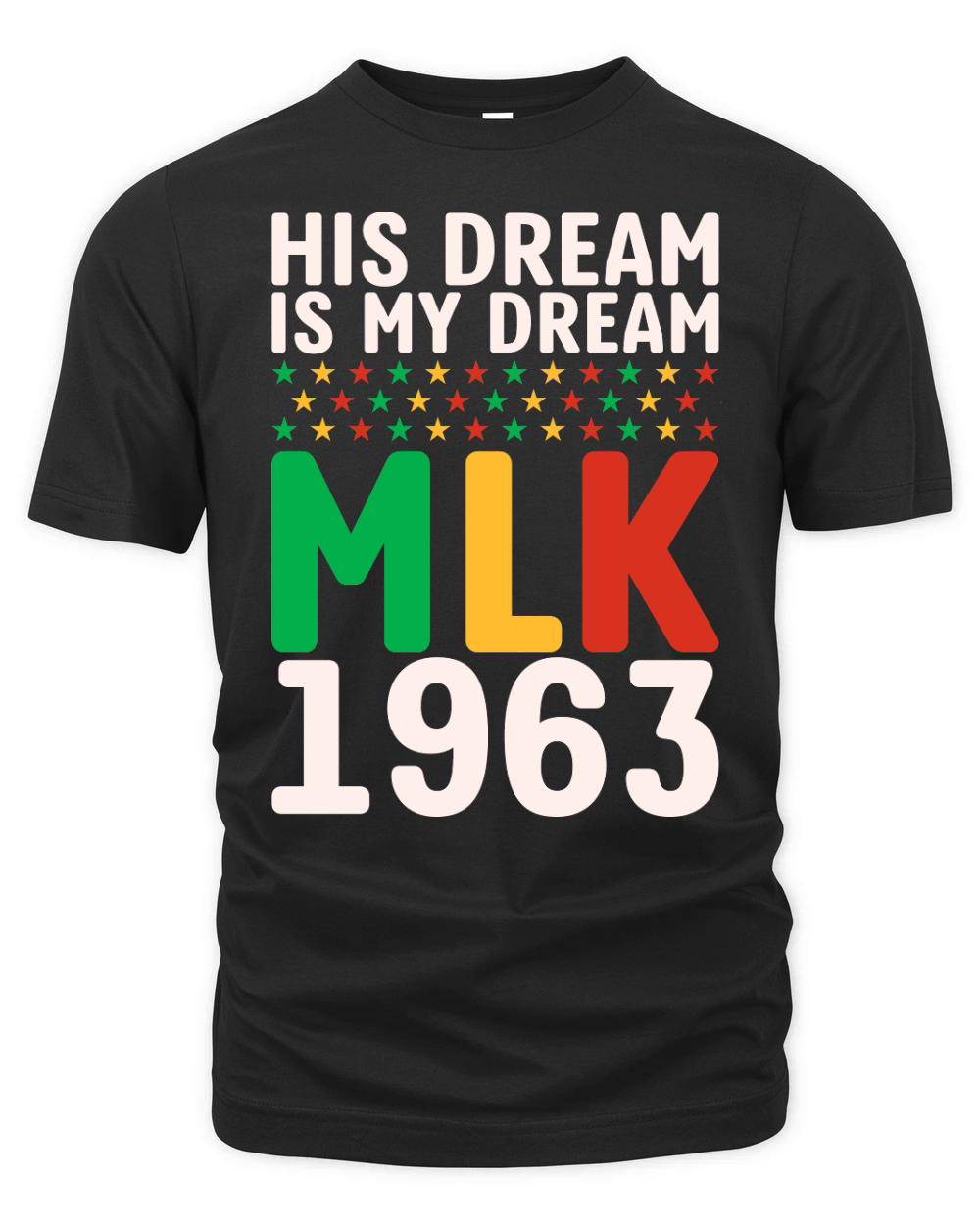 Vintage His Dream Is My Dream! MLK, Martin Luther King Jr. Organic Unisex T-shirt